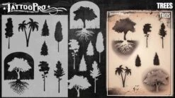 Tattoo Pro Stencil - Trees (ATPS164)