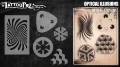 Tattoo Pro Stencil - Optical Illusions (ATPS170)