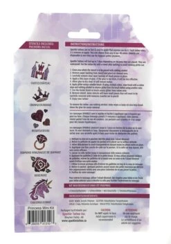 Sparkle Glitter Tattoo - Princess Mini Kit -Painted Mold Supplies Store 0010817 sparkle glitter tattoo princess mini kit