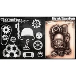 Tattoo Pro Stencil - BIG INK - Steampunk (ATPS-BGNK-106)