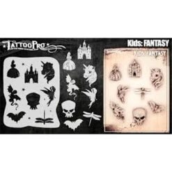 Tattoo Pro Stencil KIDS - Fantasy (ATPS-KDS2)