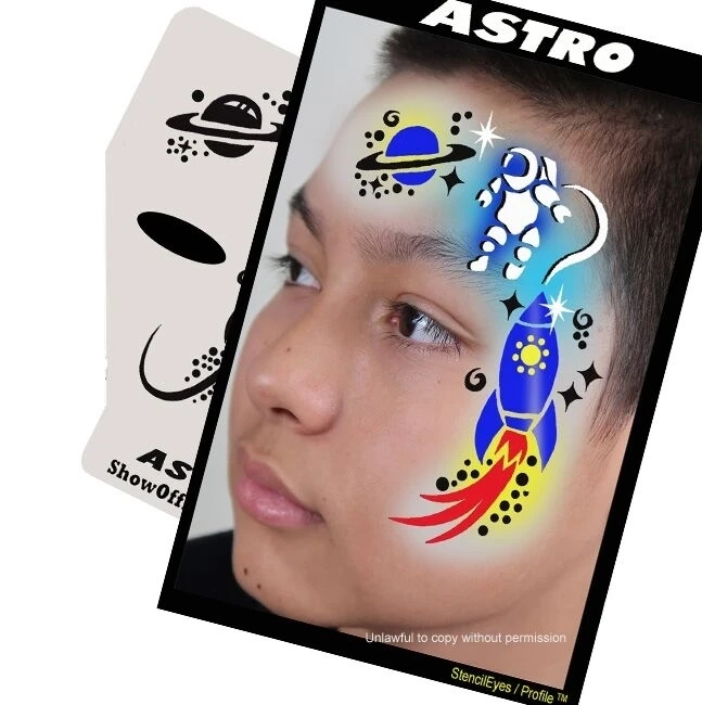 Astro Stencil Eyes Profile - SOBA 1 Astro Stencil Eyes Profile - SOBA