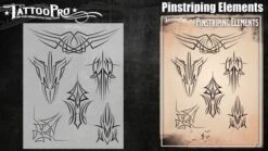 Tattoo Pro Stencil - Pinstriping (ATPS174)