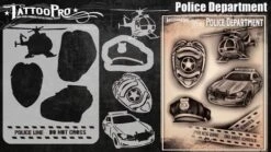 Tattoo Pro Stencil - Police Department (ATPS179)