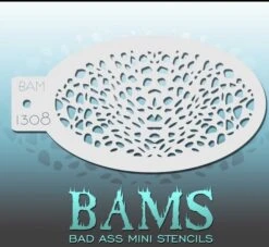 Bad Ass Mini Stencil - Animal Print - 1308