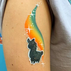 Baby Llama - Dream Stencil - 14 -Painted Mold Supplies Store 0014425 baby llama dream stencil 14