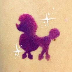 Poodle - Dream Stencil - 18 -Painted Mold Supplies Store 0014431 poodle dream stencil 18