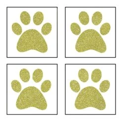 Mini 4 In 1 Paw Print Glitter Tattoo Stencil - HP-76 (5pc Pack) -Painted Mold Supplies Store 0014506 mini 4 in 1 paw print glitter tattoo stencil hp 5pc pack