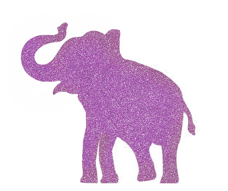 Elephant Glitter Tattoo Stencil - HP-7 (5pc Pack) 4 Elephant Glitter Tattoo Stencil - HP-7 (5pc Pack) - Image 4