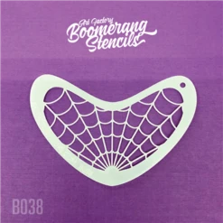 Art Factory Boomerang Stencil - Spider Web (B038)