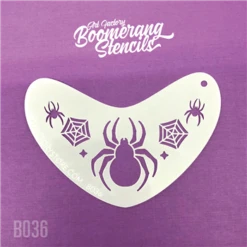 Art Factory Boomerang Stencil - Spider Crown (B036)