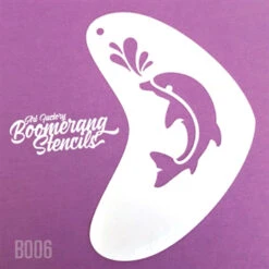 Art Factory Boomerang Stencil - Dolphin (B006)