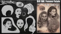 Tattoo Pro Stencil - BIG INK - Femme Fatale (ATPS-BGNK-108)