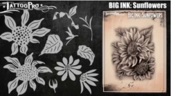 Tattoo Pro Stencil - BIG INK - Sunflowers (ATPS-BGNK-107)