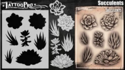 Tattoo Pro Stencil - Succulents (ATPS180)