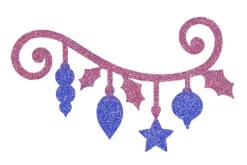 Hanging Ornaments Glitter Tattoo Stencil - HP-22 (5pc Pack) -Painted Mold Supplies Store 0015503 hanging ornaments glitter tattoo stencil hp 22 5pc pack