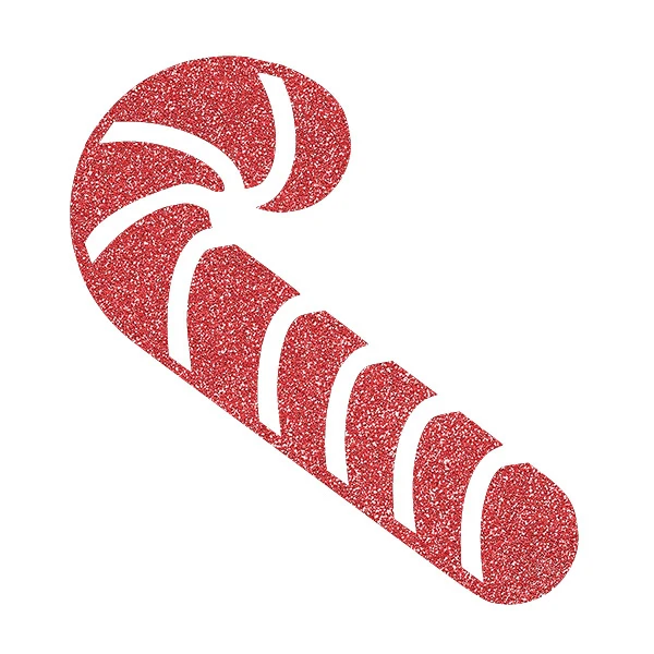 Candy Cane Glitter Tattoo Stencil - HP-19 (5pc Pack) 3 Candy Cane Glitter Tattoo Stencil - HP-19 (5pc Pack) - Image 3