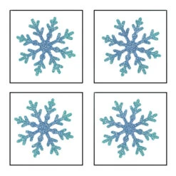 Mini 4 In 1 Snowflake Glitter Tattoo Stencil - HP-20 (5pc Pack) -Painted Mold Supplies Store 0015518 mini 4 in 1 snowflake glitter tattoo stencil hp 5pc pack
