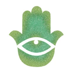 Hamsa Hand Glitter Tattoo Stencil - HP-34 (5pc Pack) -Painted Mold Supplies Store 0015644 hamsa hand glitter tattoo stencil hp 5pc pack