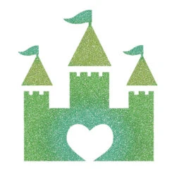 Dream Castle Glitter Tattoo Stencil - HP-59 (5pc Pack) -Painted Mold Supplies Store 0015966 dream castle glitter tattoo stencil hp 59 5pc pack