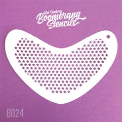 Art Factory Boomerang Stencil - Small Stars (B024)