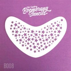 Art Factory Boomerang Stencil - Stars (B008)