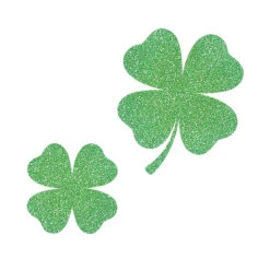 Two Lucky Four-Leaf Clovers Glitter Tattoo Stencil - HP-53 (5pc Pack) -Painted Mold Supplies Store 0016380 two lucky four leaf clovers glitter tattoo stencil hp 53 5pc pack