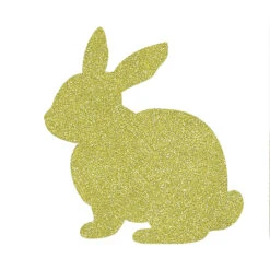 Bunny Glitter Tattoo Stencil - HP-86 (5pc Pack) -Painted Mold Supplies Store 0016603 bunny glitter tattoo stencil hp 86 5pc pack