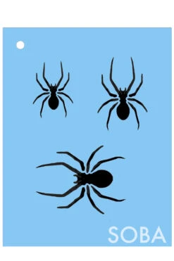 Long Spider Stencil - SOBA-79