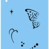 Mini Butterfly Wings Stencil - SOBA-80