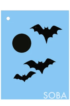 Bats Stencil - SOBA-81