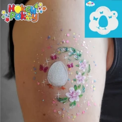 Easter Egg With Butterflies - Dream Stencil - 113 -Painted Mold Supplies Store 0016748 easter egg with butterflies dream stencil 113