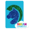 Fierce Pony Glitter Tattoo Stencil - HP-100 (5pc Pack)