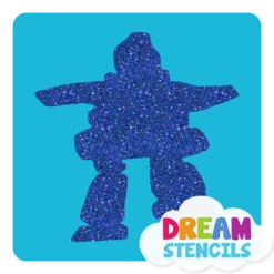 Inukshuk #1 - Glitter Tattoo Stencil - HP-118 (5pc Pack)