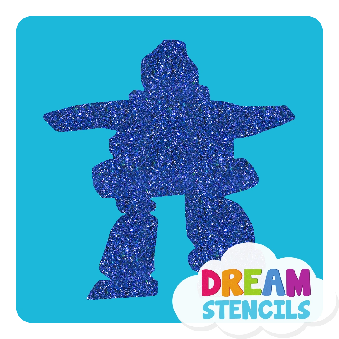 Inukshuk #1 - Glitter Tattoo Stencil - HP-118 (5pc Pack) 1 Inukshuk #1 - Glitter Tattoo Stencil - HP-118 (5pc Pack)