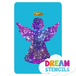 Angel Glitter Tattoo Stencil - HP-17 (5pc Pack)