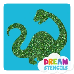 Baby Dinosaur Glitter Tattoo Stencil - HP-2 (5pc Pack)