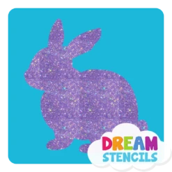 Bunny Glitter Tattoo Stencil - HP-86 (5pc Pack)