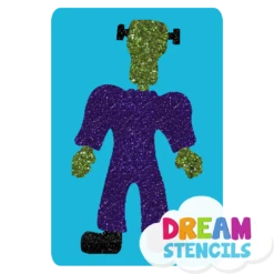 Standing Franky Glitter Tattoo Stencil - HP-178 (5pc Pack)