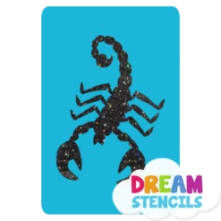 Scorpion - 2 Glitter Tattoo Stencil - HP-204 (5pc Pack)