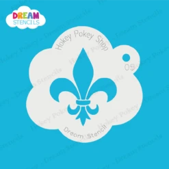 Fleur De Lis Symbol - Dream Stencil - 05 7 Fleur De Lis Symbol - Dream Stencil - 05 -Painted Mold Supplies Store 0018090 fleur de lis symbol dream stencil 05