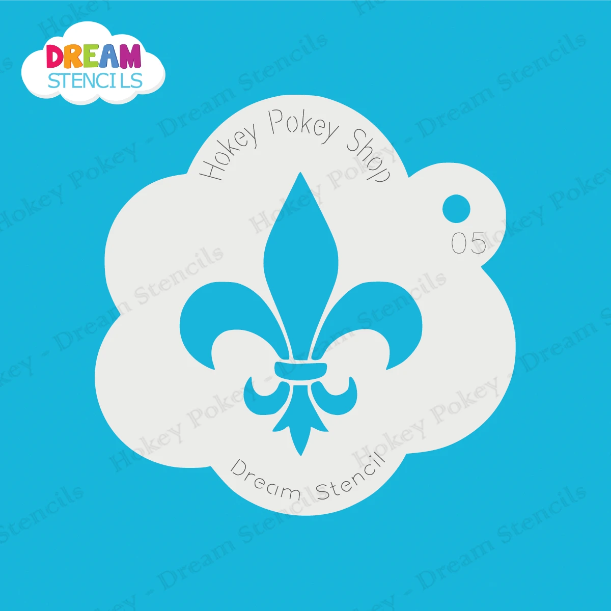 Fleur De Lis Symbol - Dream Stencil - 05 3 Fleur De Lis Symbol - Dream Stencil - 05 - Image 3