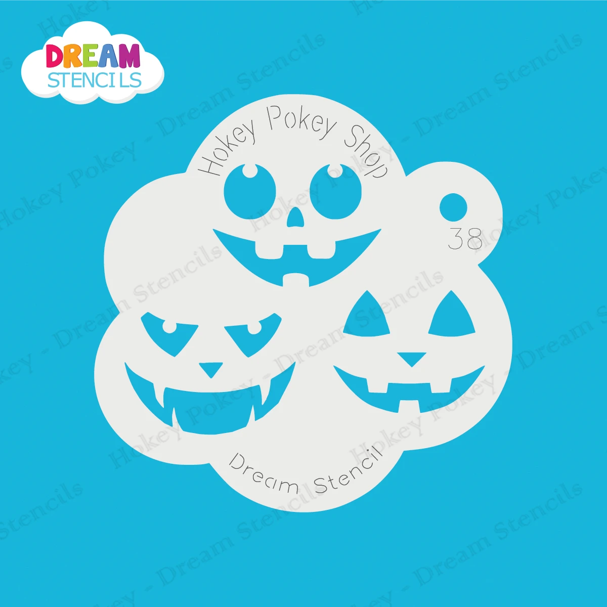 Pumpkin Faces - Dream Stencil - 38 3 Pumpkin Faces - Dream Stencil - 38 - Image 3