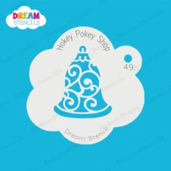 Bell Ornament - Dream Stencil - 49