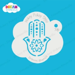 Hamsa Hand Flower - Dream Stencil - 78