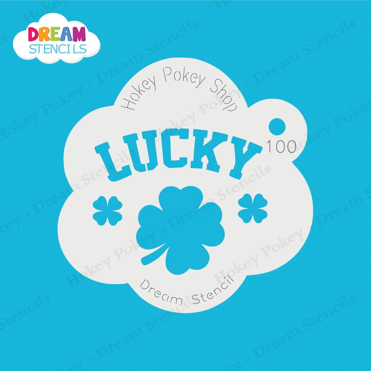 Lucky Four-Leaf Clover - Dream Stencil - 100 1 Lucky Four-Leaf Clover - Dream Stencil - 100