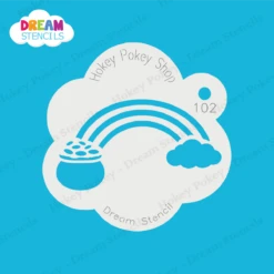 Pot Of Gold With Rainbow - Dream Stencil - 102