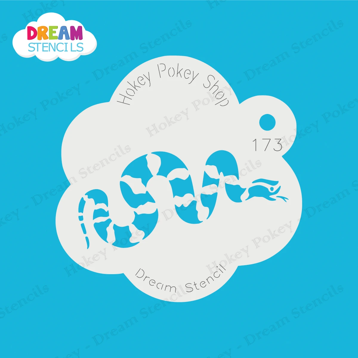 Striped Snake - Dream Stencil - 173 1 Striped Snake - Dream Stencil - 173