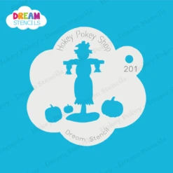Scarecrow With Pumpkins - Dream Stencil - 201