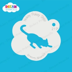 Stretching Cat - Dream Stencil - 217